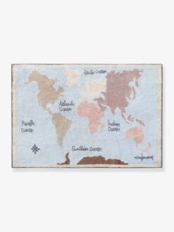 Enfant Meubles Boutique -Enfant Meubles Boutique tapis coton lavable mappemonde lorena canals